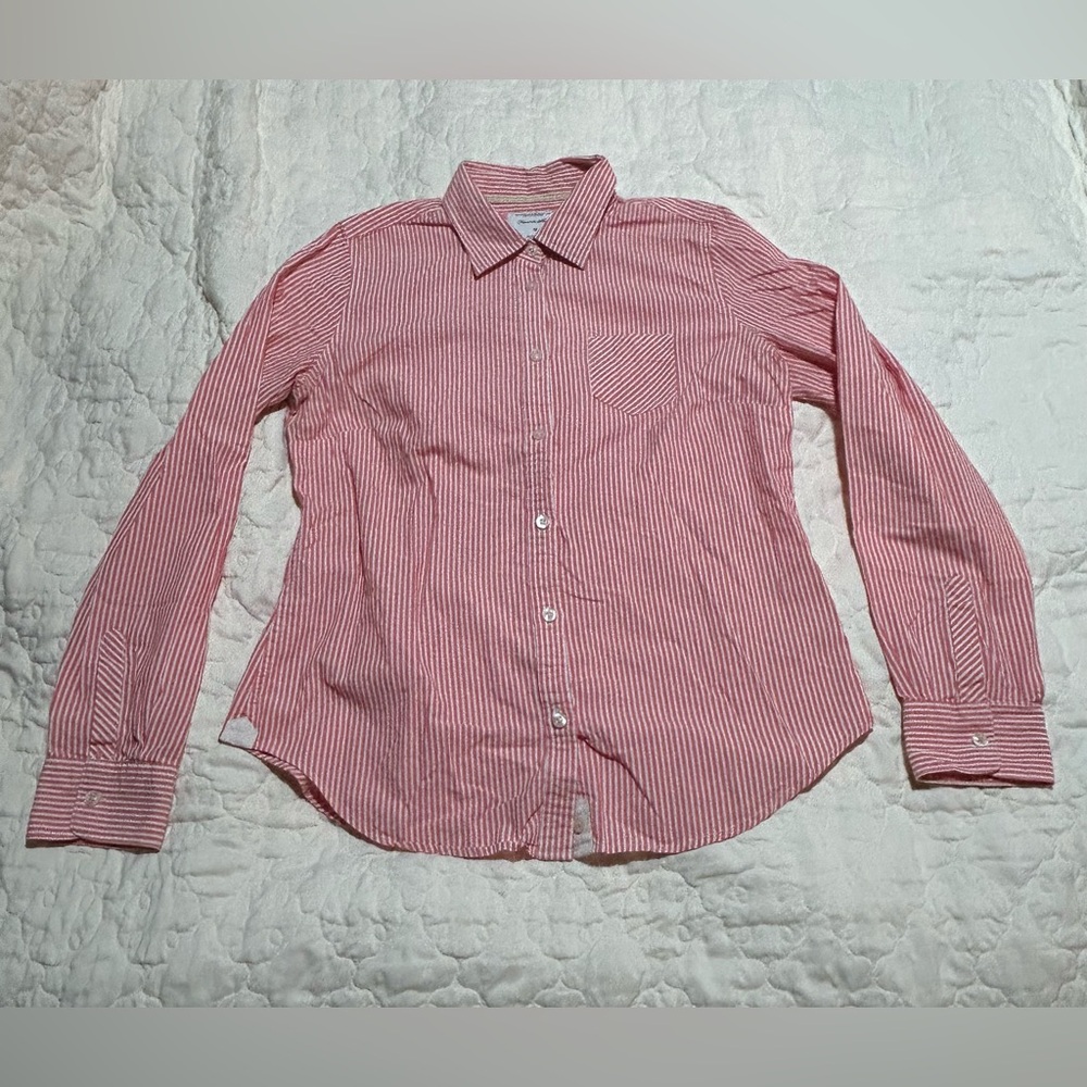 Women’s Size 14 American Eagle Outfitters Striped Button Down Long Sleeve Shirt